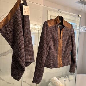 A two piece career woman’s business suit size 36 brand new with the tags c level